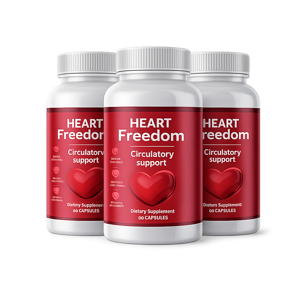 Heart FreeDom Circulatory Support - 3 Bottles (180 Capsules)